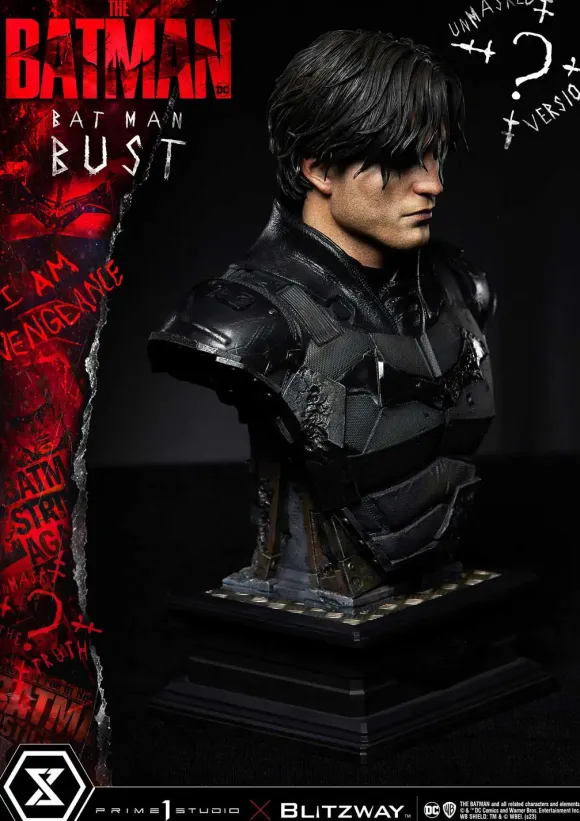 1/3 Premium Bust The Batman Batman Unmasked