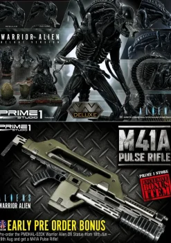 Premium Masterline Dark Horse Comics Alien: Warrior Alien Statue PMDHAL-02DXS (with First-Release Bonus)