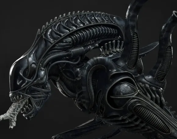 Premium Masterline Dark Horse Comics Alien: Warrior Alien Statue PMDHAL-02DXS (with First-Release Bonus)