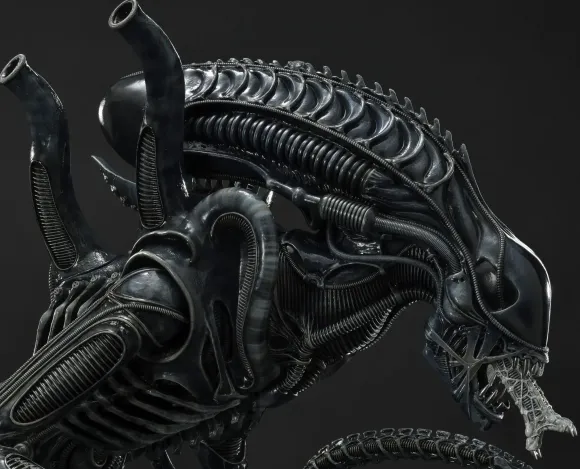 Premium Masterline Dark Horse Comics Alien: Warrior Alien Statue PMDHAL-02DXS (with First-Release Bonus)