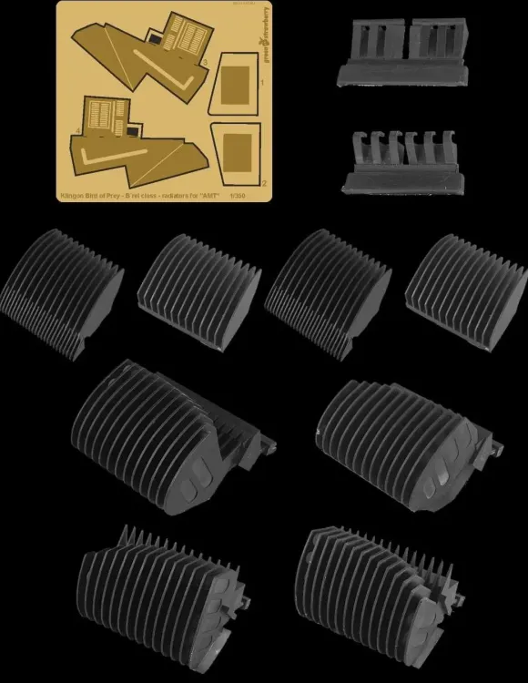 1/350 Raptor-Type Spacecraft Brel-Class Radiator (for AM)