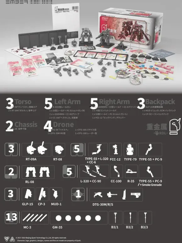 RDL Heavy Metal Expansion Pack (Ember: Obsidian Protocol) (Reissue)