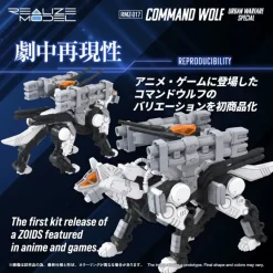1/100 Realize Model Zoids RMZ-017 Command Wolf Urban Warfare Special Wolf Type