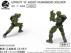 Remnant Dome Series WWS-O-01/04 Match Soldier / Industrial Soldiers Plastic Model Kit (Green)