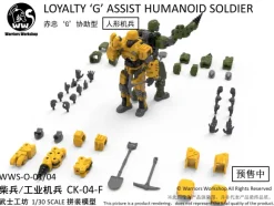 Remnant Dome Series WWS-O-01/04 Match Soldier / Industrial Soldiers Plastic Model Kit (Yellow)