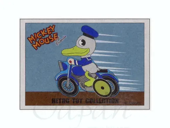Retro Tin Toy Donald Duck Bike