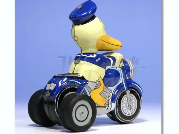 Retro Tin Toy Donald Duck Bike