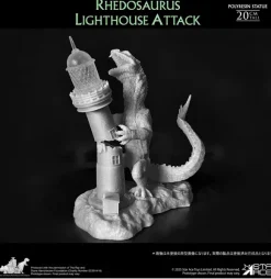 Rhedosaurus Lighthouse Attack Polyresin Statue