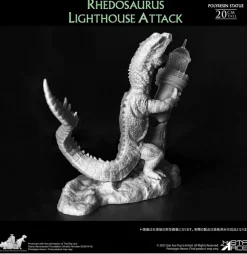 Rhedosaurus Lighthouse Attack Polyresin Statue