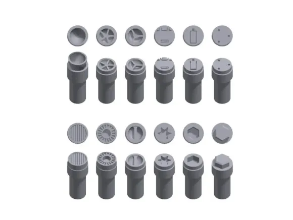 Round mould M size general purpose round mould 3mm set