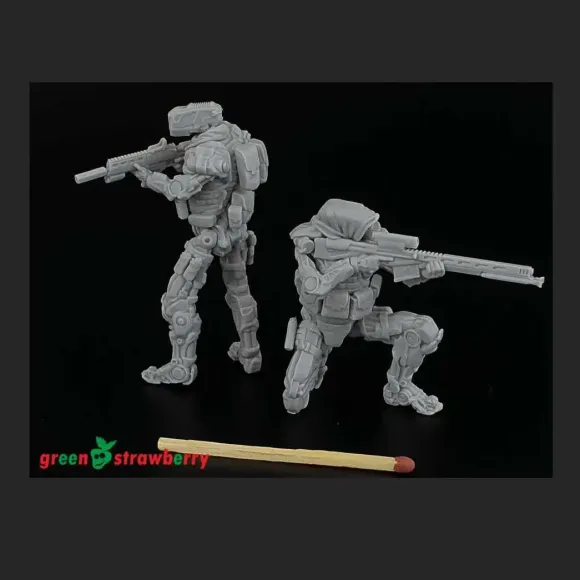 1/35 R.U-R Sniper Robot & Take Point Robot Set