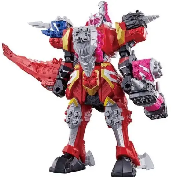 Ryusoulger: Kishiryu Series 01 & 02 & 03 DX Kishiryuoh Three Knights Set