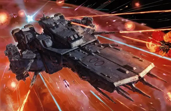 1/4000 SDF-1 Macross Fortress Warship (The Movie Ver.)