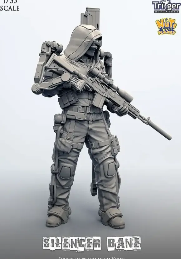 1/35 Silencer Bane A Master of Long-Range Shooting