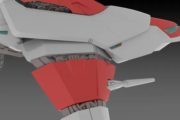 1/144 Silver Hawk 3F-1B SPACE FIGHTER