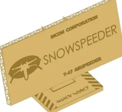 Snowspeeder Display Base Label