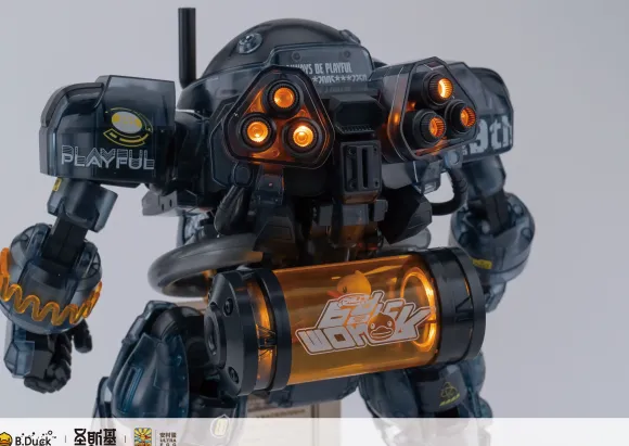 SOSKILL x ULTRA EGG SpaDuck 19th Anniversary Black Samurai Limited Edition Plastic Model Kit