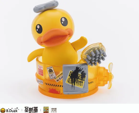 SOSKILL x ULTRA EGG SpaDuck 19th Anniversary Black Samurai Limited Edition Plastic Model Kit