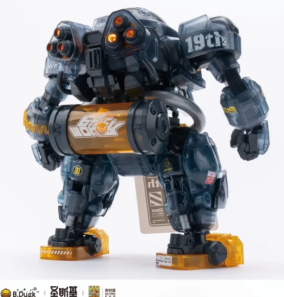 SOSKILL x ULTRA EGG SpaDuck 19th Anniversary Black Samurai Limited Edition Plastic Model Kit
