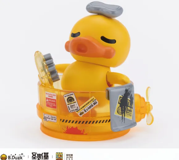 SOSKILL x ULTRA EGG SpaDuck 19th Anniversary Black Samurai Limited Edition Plastic Model Kit