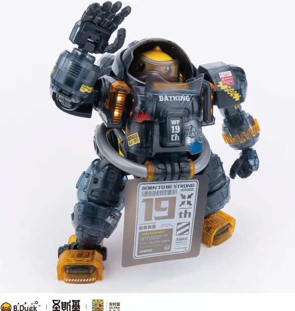 SOSKILL x ULTRA EGG SpaDuck 19th Anniversary Black Samurai Limited Edition Plastic Model Kit