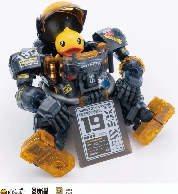 SOSKILL x ULTRA EGG SpaDuck 19th Anniversary Black Samurai Limited Edition Plastic Model Kit