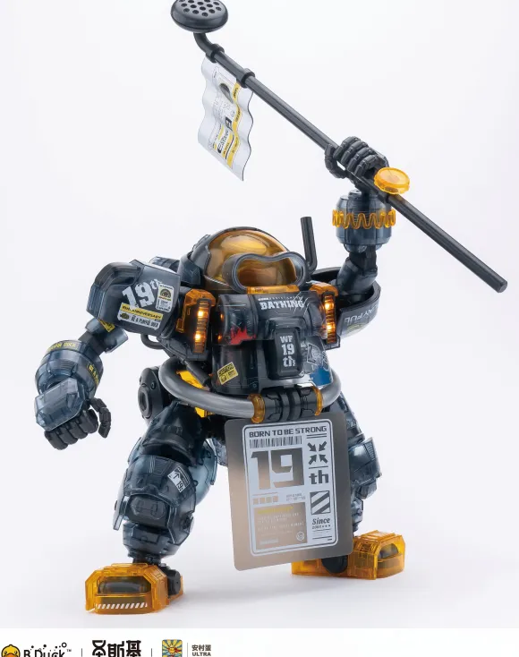 SOSKILL x ULTRA EGG SpaDuck 19th Anniversary Black Samurai Limited Edition Plastic Model Kit