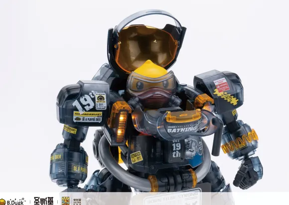 SOSKILL x ULTRA EGG SpaDuck 19th Anniversary Black Samurai Limited Edition Plastic Model Kit