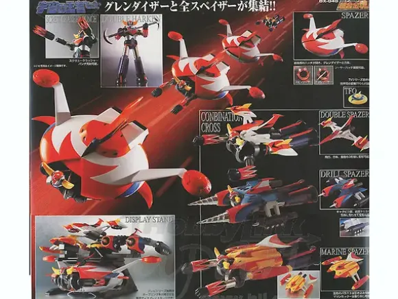 Soul of Chogokin GX-04S Grendizer & All Speizer Set