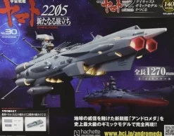 Space Battleship Yamato 2202 1/350 Yamato Weekly Magazine #140 (Includes Andromeda Parts)