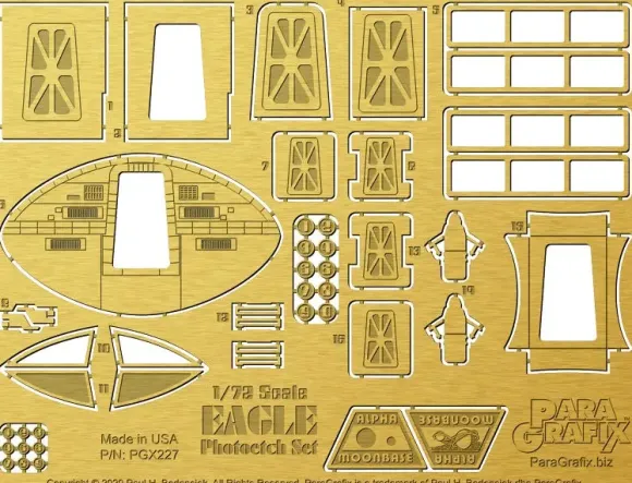 1/72 Space 1999 Eagle Transporter Photo-Etched Parts Set
