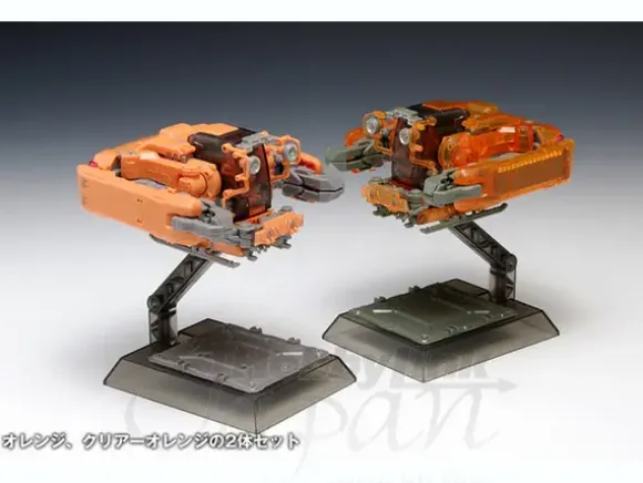 Space Pod Crab 03 (Orange & Clear Orange Set)