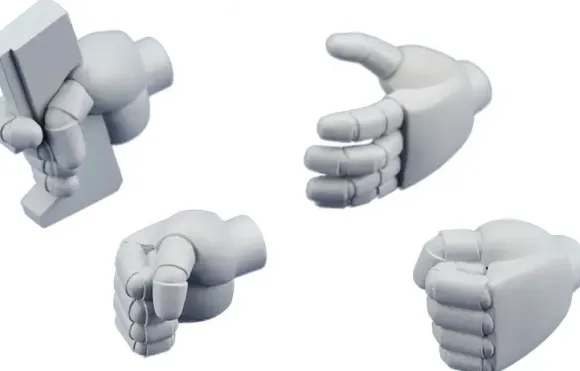 80's Power Hand M-size