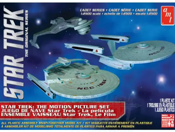 1/2500 Star Trek Cadet Series Motion Picture Era Starship Set (3 Ships)