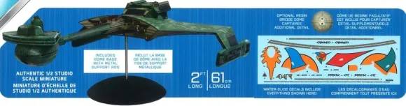 1/350 Star Trek Klingon K'T'Inga-Class Battle Cruiser I.K.S. Amar