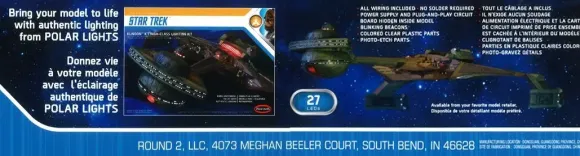 1/350 Star Trek Klingon K'T'Inga-Class Battle Cruiser I.K.S. Amar
