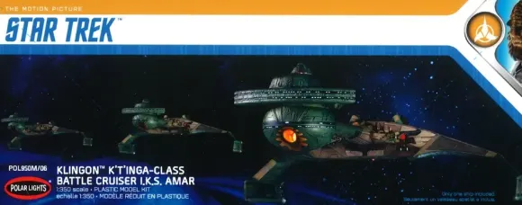 1/350 Star Trek Klingon K'T'Inga-Class Battle Cruiser I.K.S. Amar