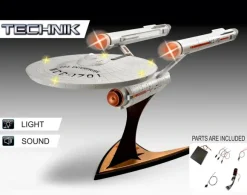 1/600 Star Trek: The Original Series U.S.S. Enterprise NCC-1701 (with Light & Sound Unit ) w/Detail Up Photo-Etched Parts
