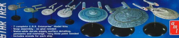 1/2500 Star Trek U.S.S. Enterprise Box Set - Snapfit