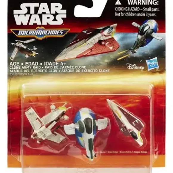 Star Wars: Attack of the Clones Micro Machine Vehicles Clone Army Raid