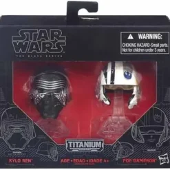Star Wars Black Series Die-Cast Helmet Kylo Ren & Poe Dameron