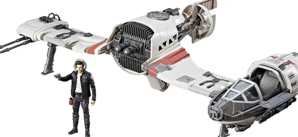 Star Wars: Mid Vehicle Resistance Ski Speeder w/Poe Dameron Figure