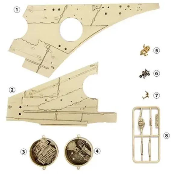 1/43 Star Wars: Millennium Falcon Weekly Magazine #076