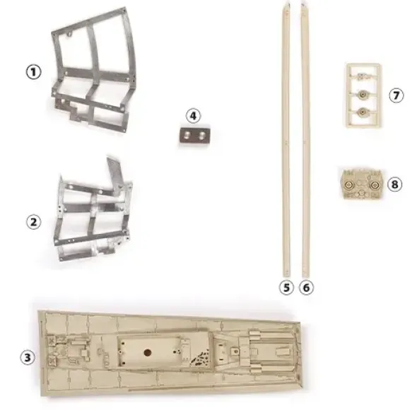 1/43 Star Wars: Millennium Falcon Weekly Magazine #036