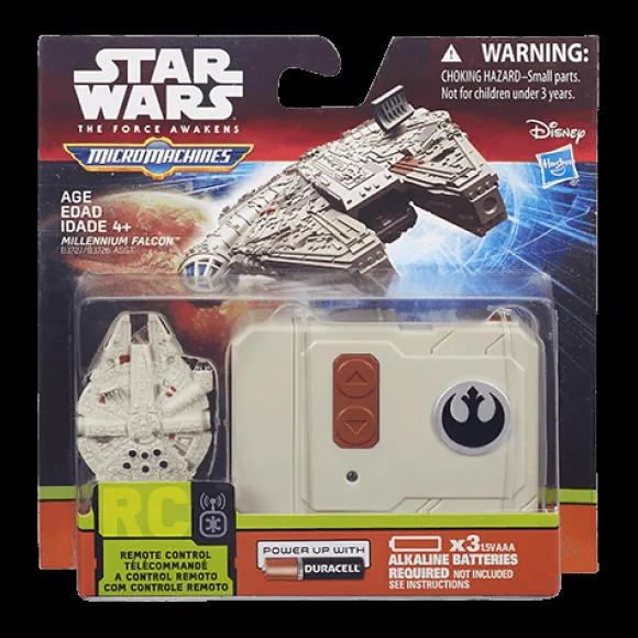 Star Wars The Force Awakens Micro Machines Remote Control Millennium Falcon