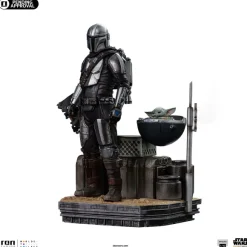 1/10 Star Wars: The Mandalorian - Iron Studios Scale Statue: Art Scale - Din Djarin & Din Grogu