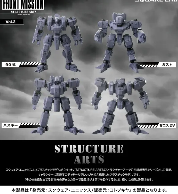 1/72 Structure Arts Plus Plastic Model Kit Series Additional Selection Vol.2 (All 4 Types Box + First Production Box Bonus Included)