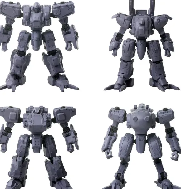 1/72 Structure Arts Plus Plastic Model Kit Series Additional Selection Vol.1 (All 4 Types Box + First Production Box Bonus Included)