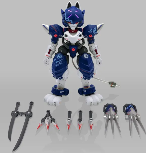 1/60 Super High Mobility Armored Cat Ninja C.A.T-01 Shadow