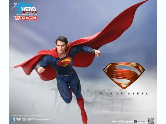 1/9 Superman Man Of Steel (Pre-Painted Kit)